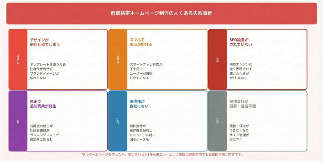 【2026年版】群馬のホームページ制作費用の相場｜価格帯・内訳・失敗しない選び方を徹底解説